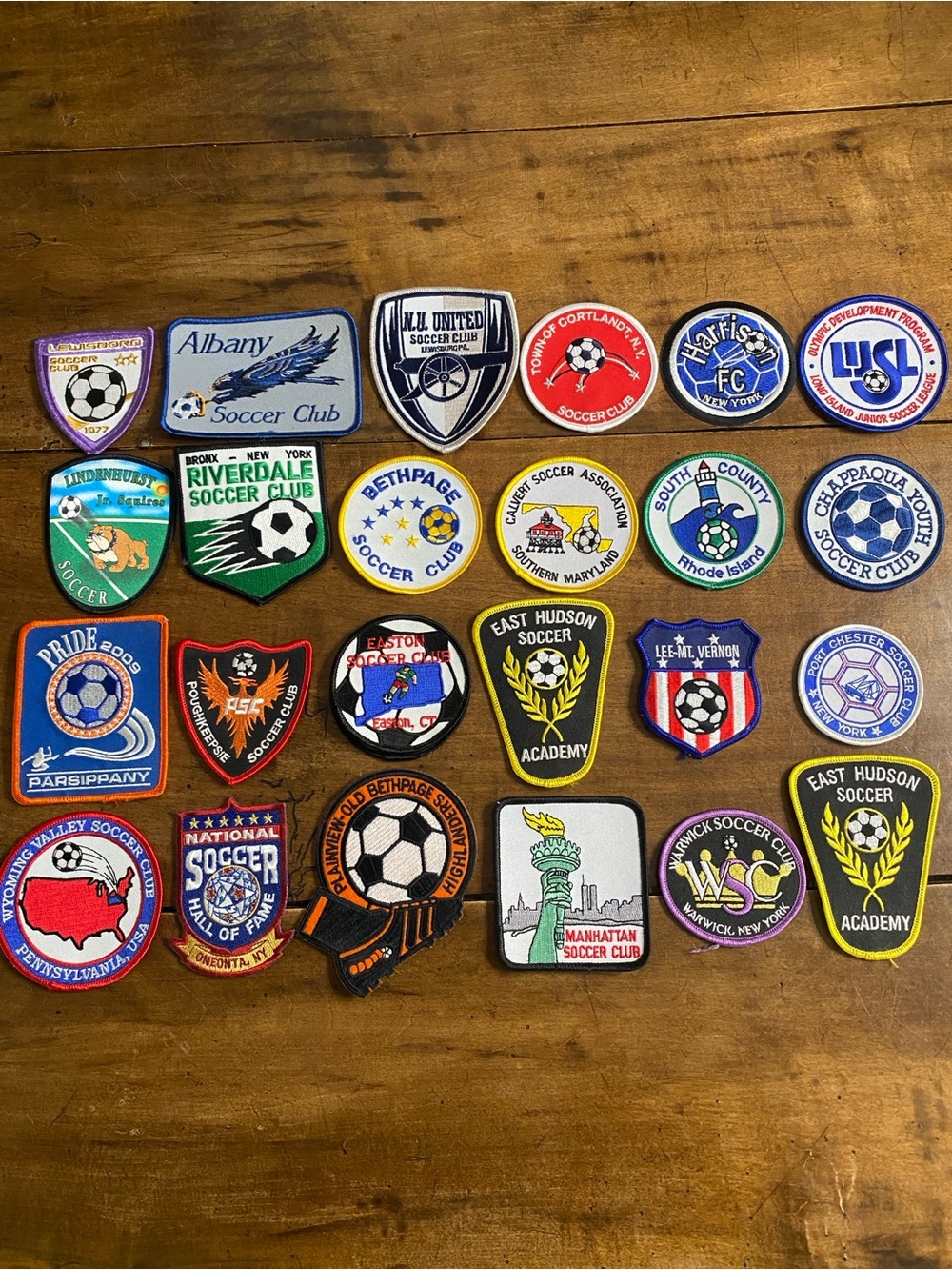 Assorted Soccer Club Patch Set - Multicolor